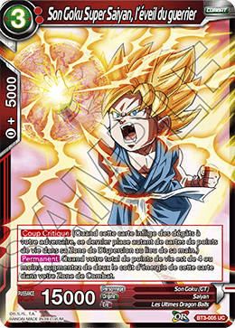 Son Goku Super Saiyan, l’éveil du guerrier