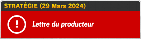 STRATÉGIE (29 Mars 2024)