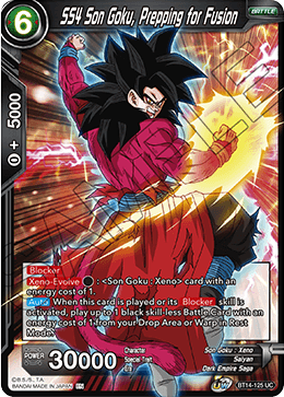 SS4 Son Goku, Prepping for Fusion