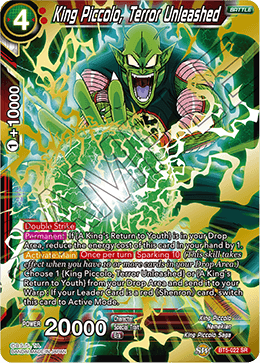 Terror Unleashed BT5-022 Holo Dragon Ball Super Miraculous Revival King Piccolo