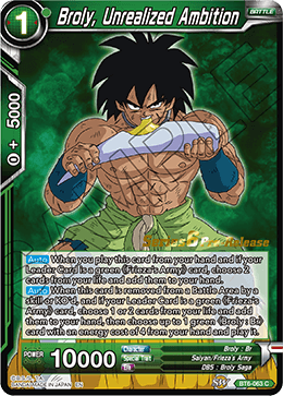 Broly, Unrealized Ambition