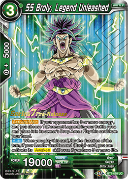 SS Broly, Legend Unleashed