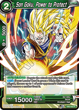 Son Goku, Power to Protect