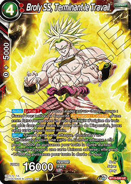 Broly SS, Terminant le Travail