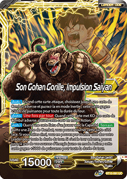 Son Gohan Gorille, Impulsion Saiyan