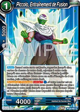 Piccolo, Entraînement de Fusion