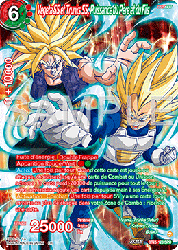 Vegeta SS et Trunks SS, Puissance du Père et du Fils