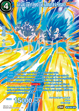 Son Goku SSB et Vegeta SSB, Summum de la Puissance