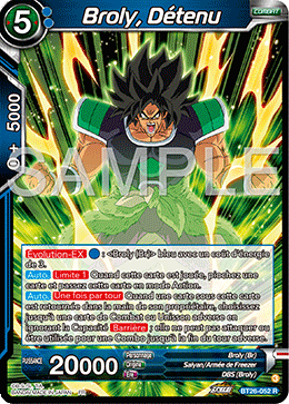 Broly, Détenu