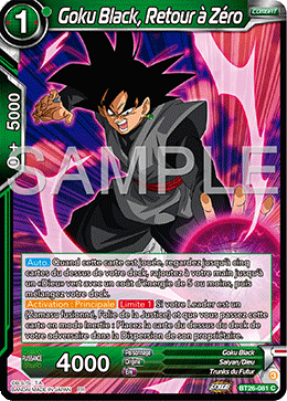 Goku Black, Retour à Zéro