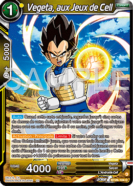 Vegeta, aux Jeux de Cell