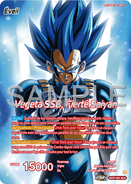 Vegeta SSB, Fierté Saiyan