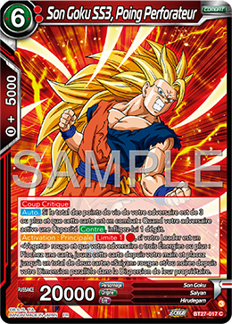 Son Goku SS3, Poing Perforateur