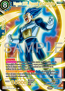 Vegeta SSB, Pouvoir de Conviction