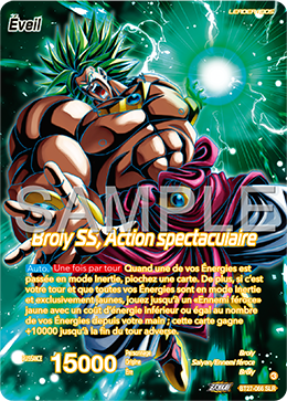 Broly SS, Action spectaculaire