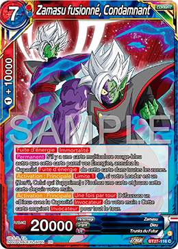 Zamasu fusionné, Condamnant