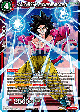 Son Goku SS4, Retournement prompt