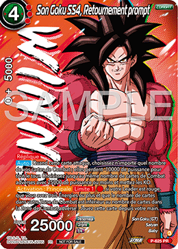 Son Goku SS4, Retournement prompt