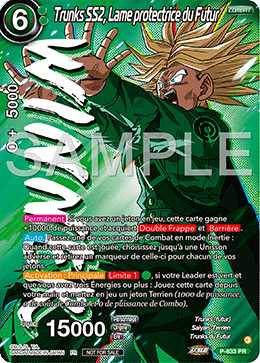 Trunks SS2, Lame protectrice du Futur