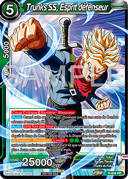 Trunks SS, Esprit défenseur