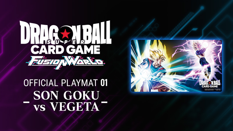 OFFICIAL PLAYMAT 01-SON GOKU VS VEGETA-