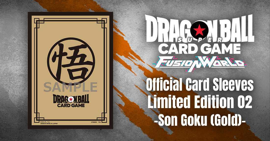 Official Card Sleeves Limited Edition 02 -Son Goku (Gold)-