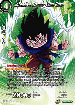 Intensive Training Son Goku