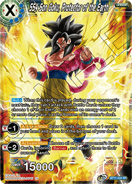 SS4 Son Goku, Protector of the Earth