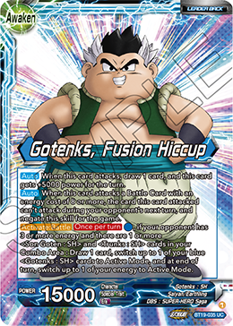 Gotenks, Fusion Hiccup