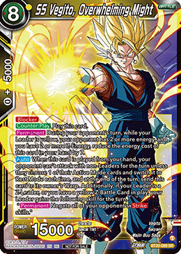 SS Vegito, Overwhelming Might