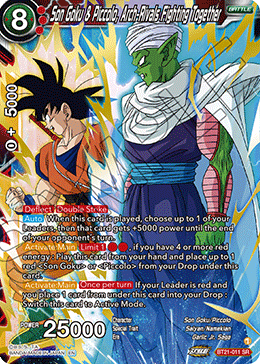 Son Goku & Piccolo, Arch-Rivals Fighting Together