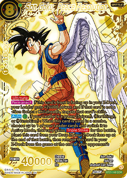 Son Goku, Peace Resolution