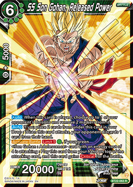 SS Son Gohan, Released Power