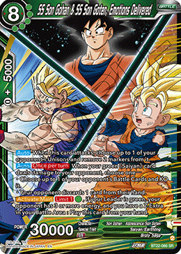 SS Son Gohan & SS Son Goten, Emotions Delivered