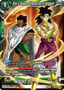 Broly & Paragus, Father and Son of Vengeance