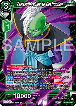 Zamasu, Prelude to Destruction