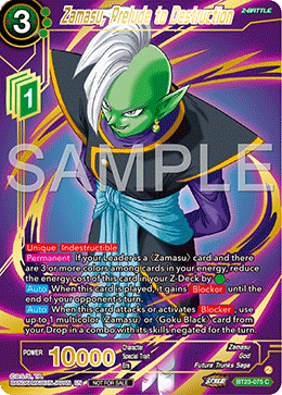 Zamasu, Prelude to Destruction