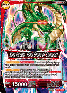  King Piccolo, Final Stage of Conquest