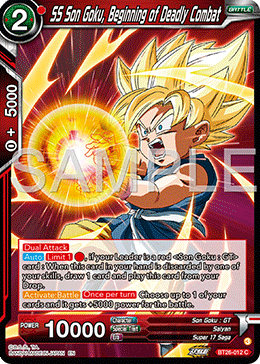 SS Son Goku, Beginning of Deadly Combat