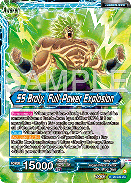 SS Broly, Full-Power Explosion 