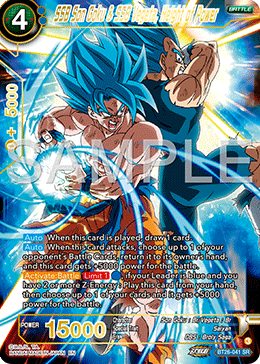 SSB Son Goku & SSB Vegeta, Height of Power