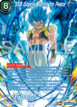 SSB Gogeta, Battle for Peace