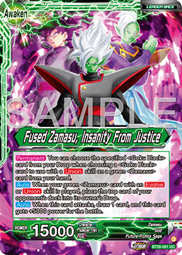 Fused Zamasu, Insanity From Justice