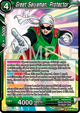 Great Saiyaman, Protector