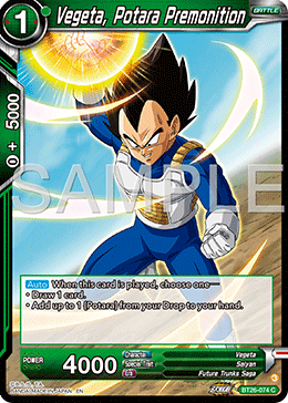 Vegeta, Potara Premonition