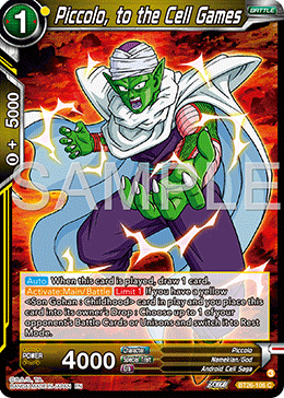 Piccolo, to the Cell Games