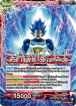 SSB Vegeta, Saiyan Pride