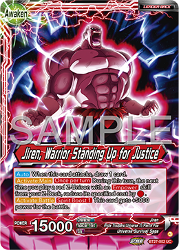 Jiren, Warrior Standing Up for Justice