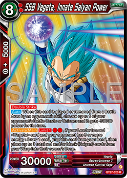 SSB Vegeta, Innate Saiyan Power