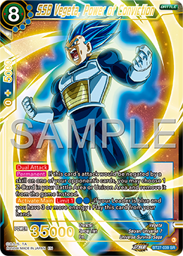 SSB Vegeta, Power of Conviction